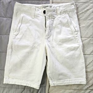 Abercrombie & Fitch Kids  White Flat Front Shorts Size‎ 13/14
